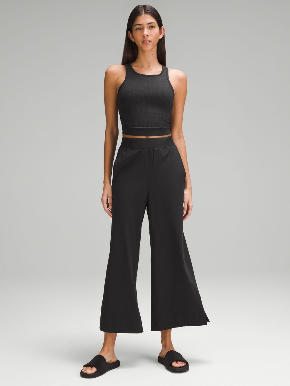 Lululemon Stretch Woven Wide-Leg High-Rise Cropped Pants
